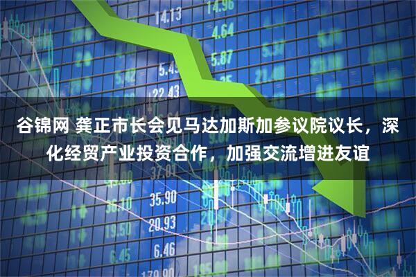 谷锦网 龚正市长会见马达加斯加参议院议长，深化经贸产业投资合作，加强交流增进友谊